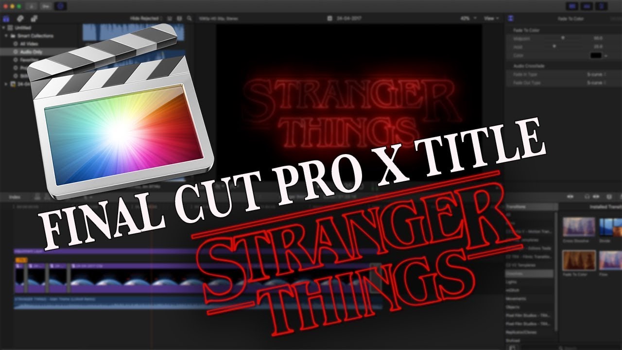 free stranger things for final cut pro