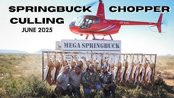 Culling Springbuck from a Helicopter - Mega Springbuck