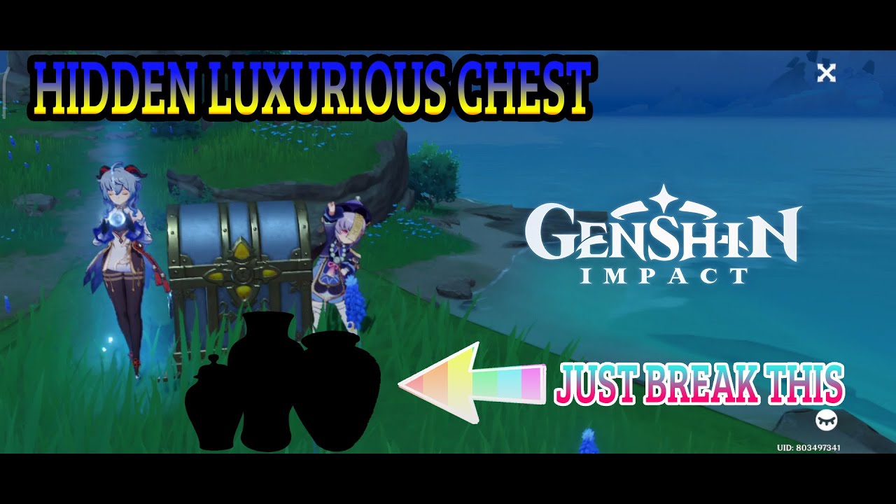 Hidden Chest in Kannazuka island Genshin Impact YouTube