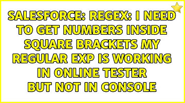 Regex: I need to get numbers inside square brackets my regular exp is working in online tester...