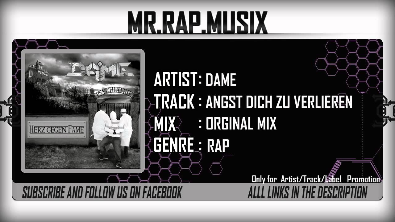 Dame Angst Dich Zu Verlieren Dame - Angst dich zu verlieren [HQ|HD] - YouTube