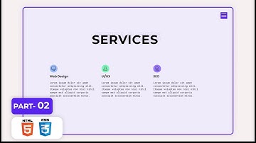 Portfolio Website Project for Practice | Part-02 | Services Section | HTML & CSS Project