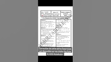 Calcul vectoriel dans le plan tronc commun science #vector #vecteur  #maths #mathematics #lycée