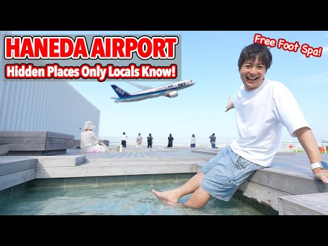 Only Locals Know! Haneda Airport Hidden Free Foot Bath Observatory and Planetarium Cafe Ep.590
