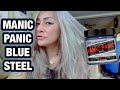 MANIC PANIC BLUE STEEL (CLASSIC) with BRASSY GRAY HAIR | GRAY HAIR TRANSITION | GRAY HAIR PROBLEMS