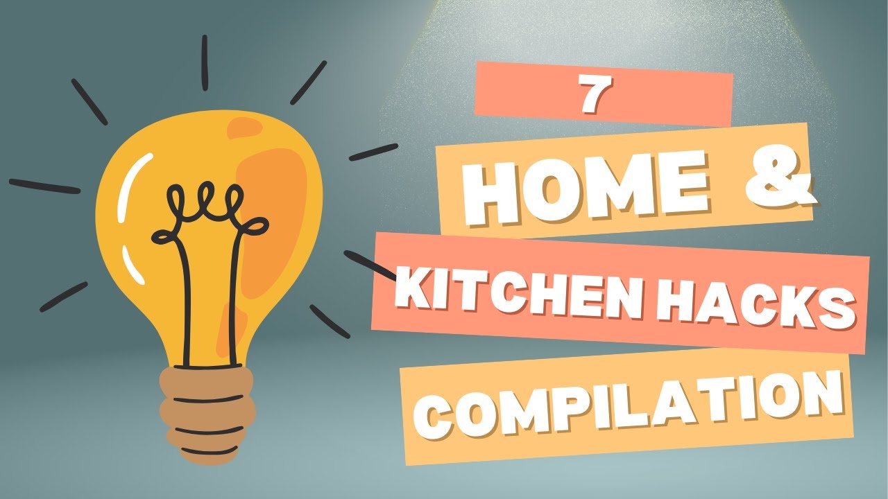 7 DIY Home and Kitchen Hacks compilation. - YouTube