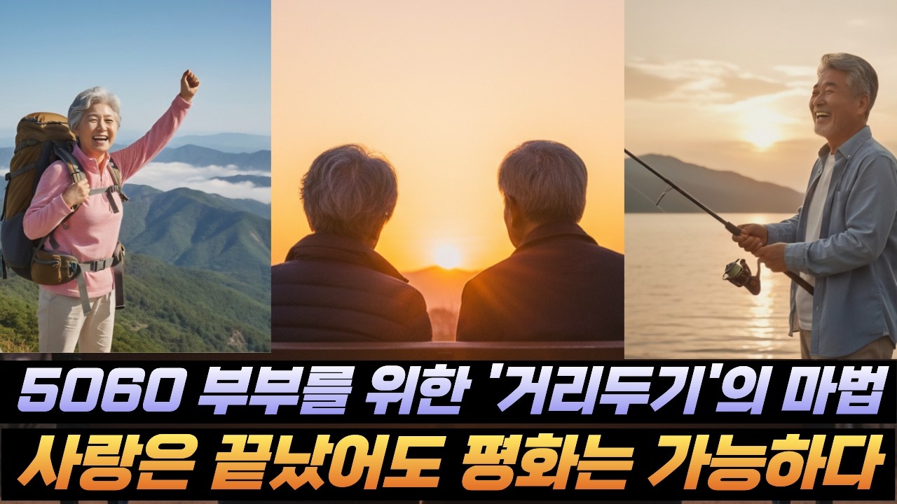 남편 숨소리조차 거슬린다면? 이혼 대신 선택할 수 있는 기막힌 방법! 노년 부부 평화로운 공존 지혜 #은퇴후삶 #각방 #심리학 #인간관계 #거리두기 #마인드셋 #행복해지는법