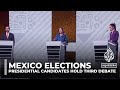 Mexico elections: Presidential candidates hold third debate