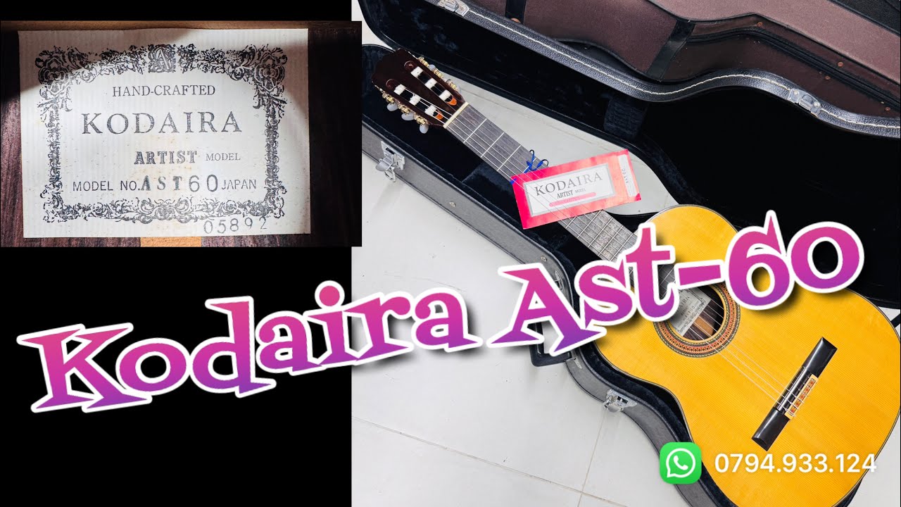 Introducing the Classic Japanese KODAIRA AST60 Guitar with a 