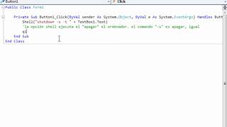 Crear Shutdown en VisualBasic | By Anghios.