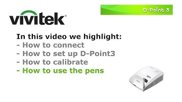 D770 series: How to use the interactive pen