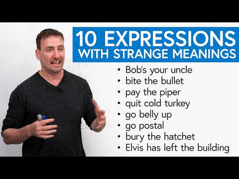 10 English Expressions with meanings you can’t guess!