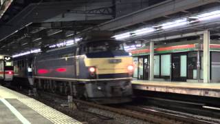 JR貨物 EF66-36+EF210-144 重連貨物列車(950レ EF66+EF210重連) 名古屋駅