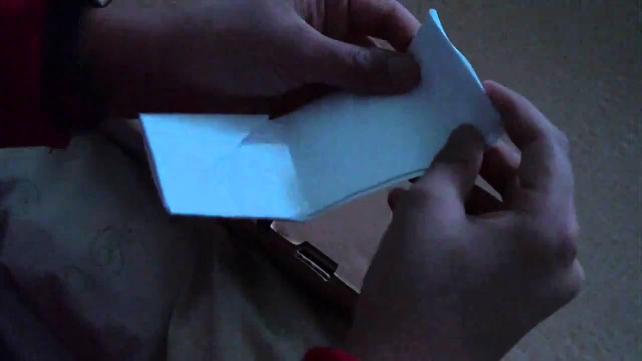 Origami Paper Flick Football Tutorial YouTube