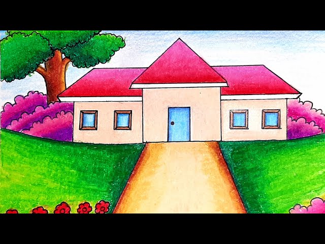 How to Draw a Dog House - Really Easy Drawing Tutorial