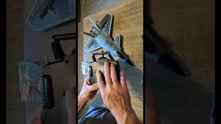 My first R/C airplane from TEMU! The J-20 Raptor unboxing #darerchobbyreviews #shorts