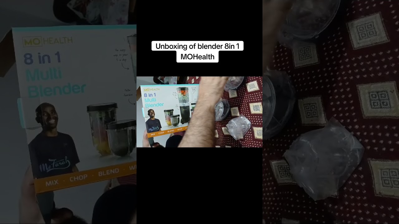 unboxing of MOHEALTH 8IN1 BLENDER 