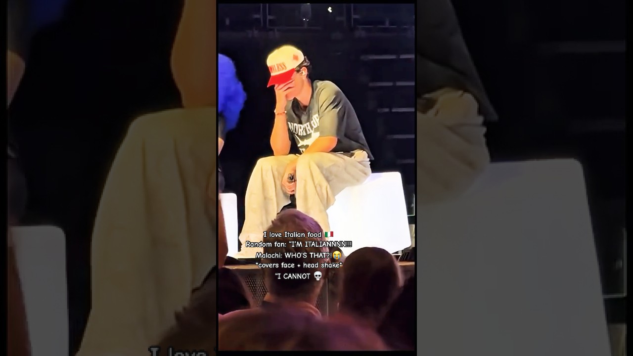 He said ‘I love Italian’… and THE CROWD LOST IT 💀🇮🇹 