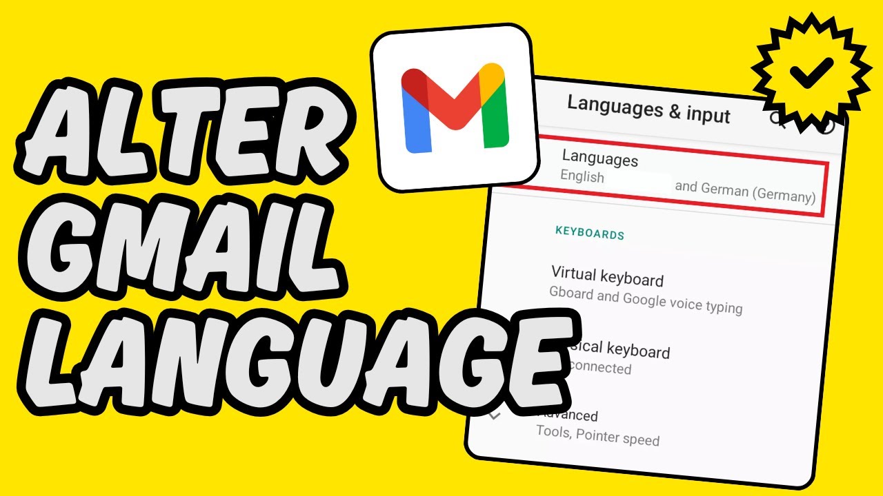 [Easy Guide] Alter Gmail Language on Laptop - YouTube