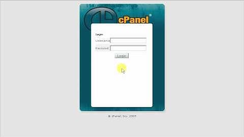 How to Log In to cPanel