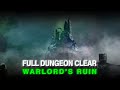 Warlords ruin dungeon  my first unedited full clear  destiny 2