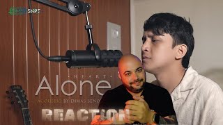 Dimas Senopati  ALONE (Heart Cover) |REACTION|