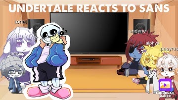 undertale react to sans (gacha club, angst, kinda lazy, first video)
