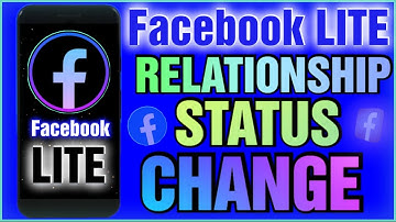 FACEBOOK LITE | how to change relationship status on facebook lite