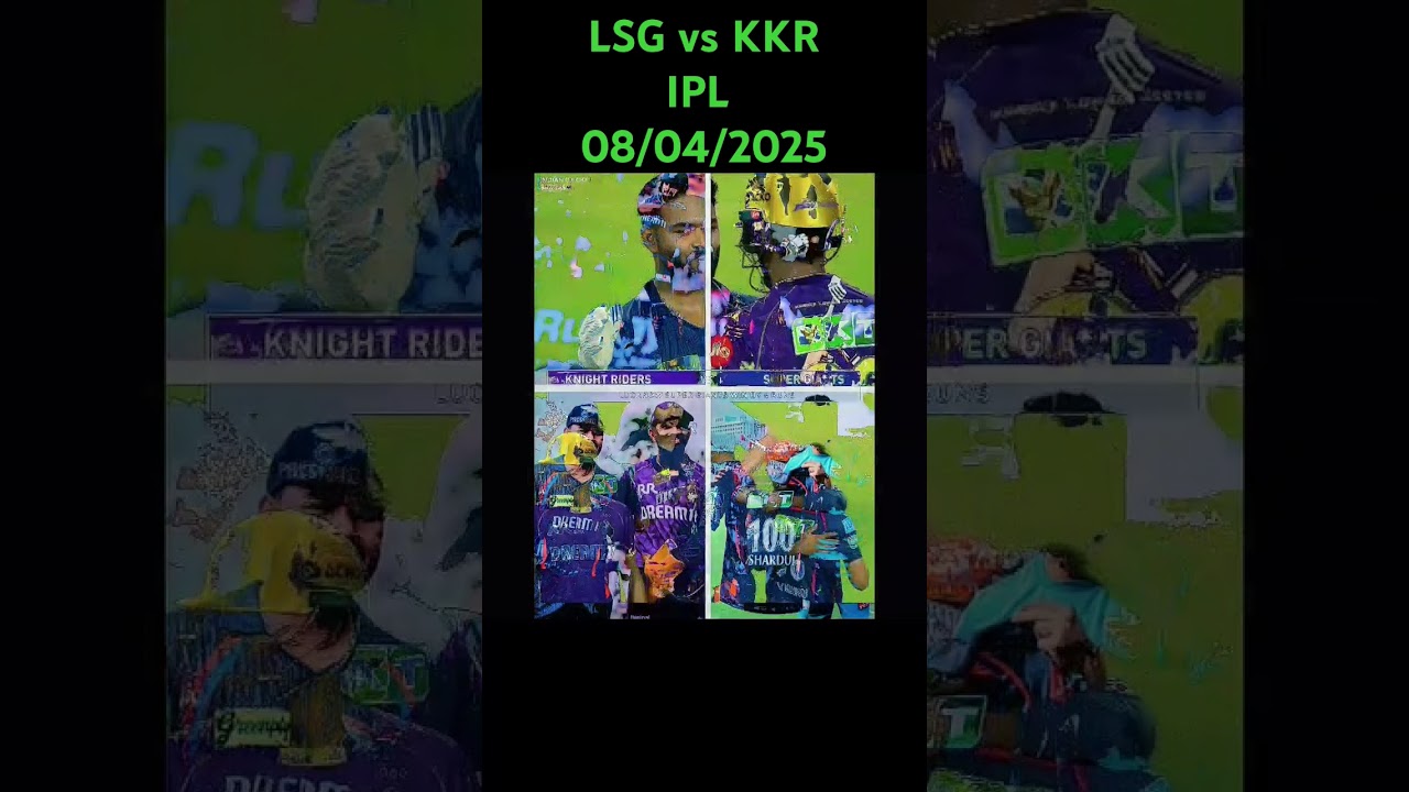 LSG vs KKR ### IPL###  cricket 2025 LSG winner IPL cricket ###