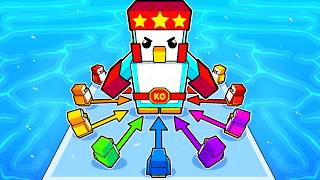 Usei ADMIN para Trollar meus Amigos no KNOCKOUT!