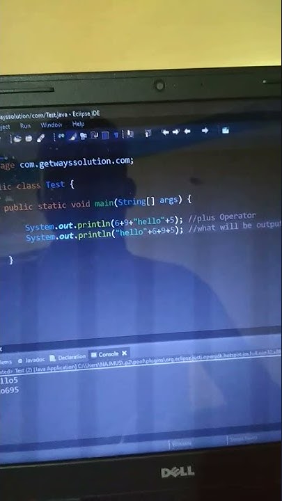 addition and concatenation in java - YouTube