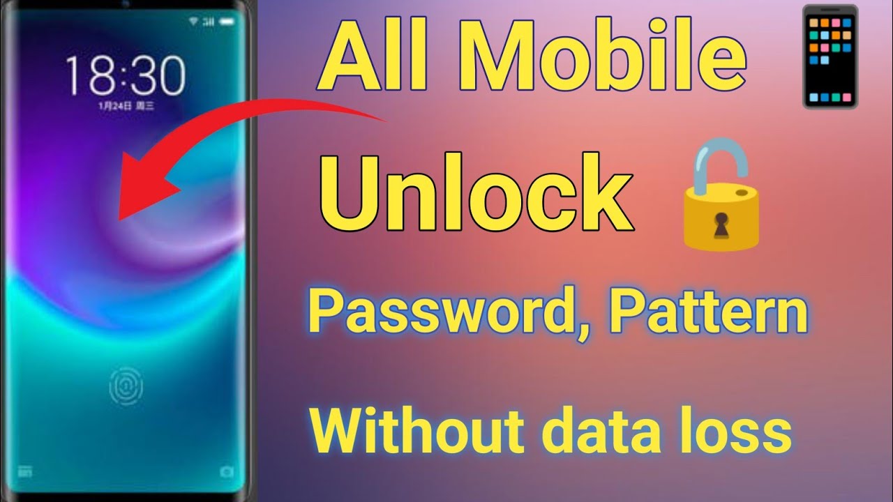 Kisi bhi mobile ka password lock kaise tode How to unlock mobile mobile ka lock todna sikhen