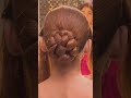 BRIDAL MESSY BUN HAIRSTYLE #makeup #shorts #makeuptutorial #bridelmakup