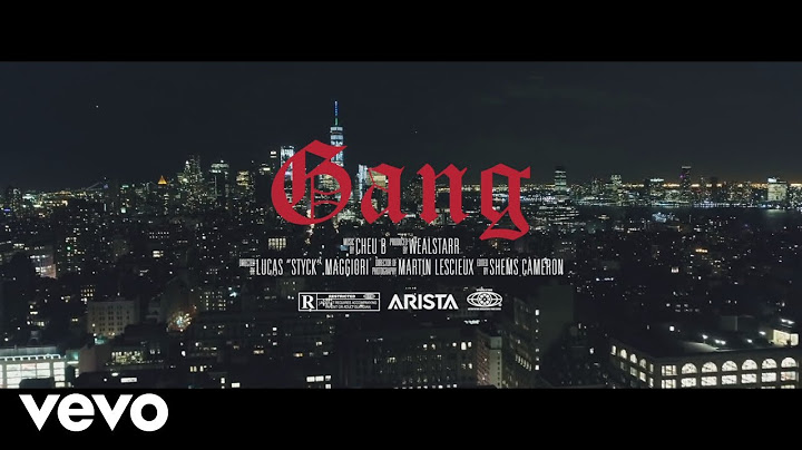 Cheu-B - Gang (Clip officiel)