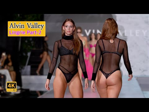 4K 60P] Alvin Valley Lingerie - Part 2 in Slow Motion | Miami Swim Week2023 | DC Swim Week