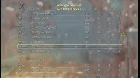 MW2 - Host Migration Fail