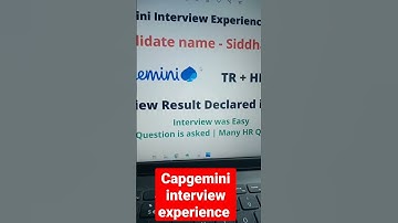 Capgemini interview experience