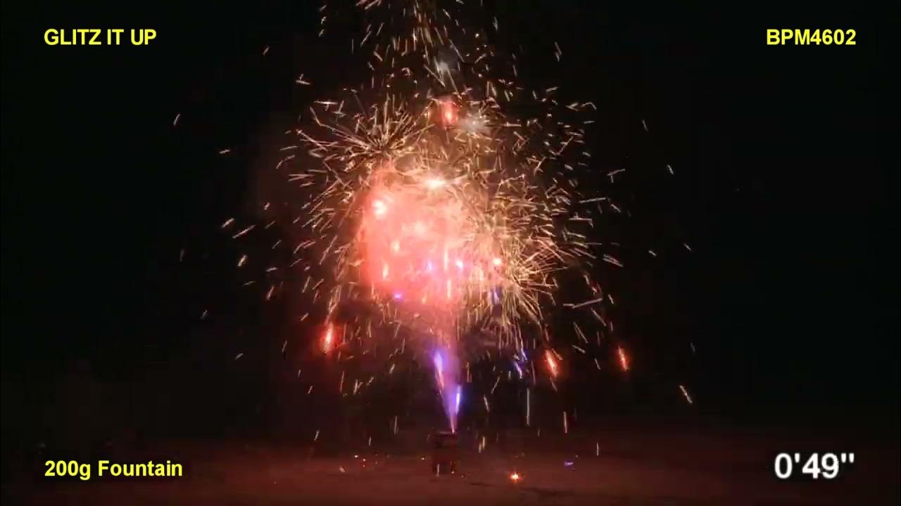 Glitz It Up Brothers Fireworks Fountain BPM4602 YouTube