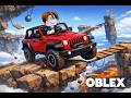 Playing an car obby in Roblox GONE TOO EASY... | OBLEX