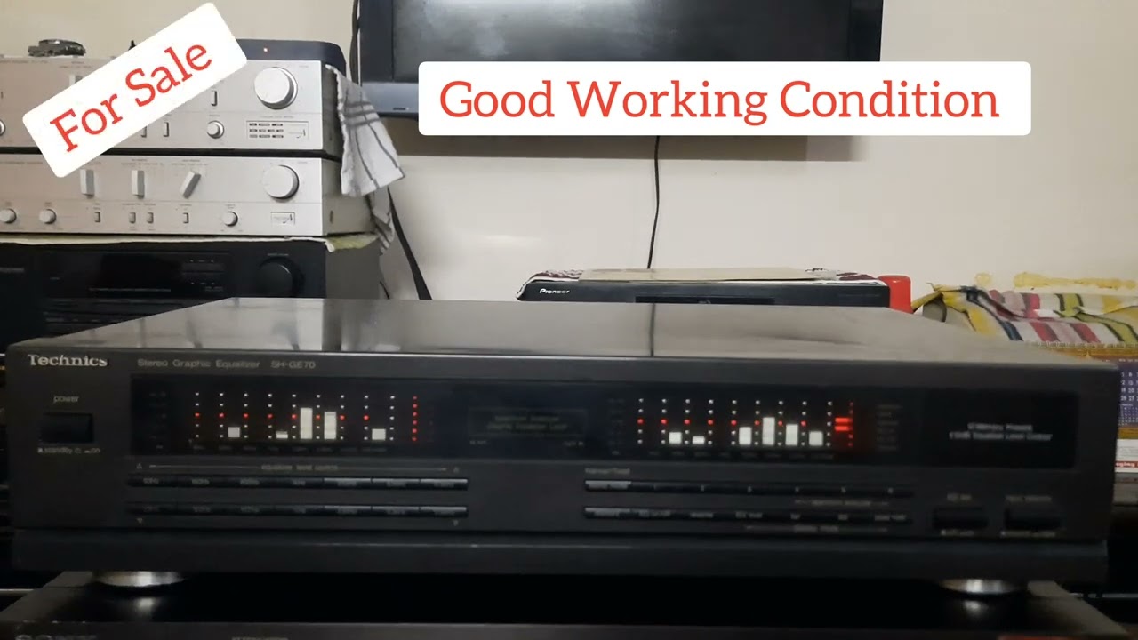 (Sold)Technics SH-GE70 Digital Spectrum Equalizer/For Sale/Infinity Audio/Contact 9443370602