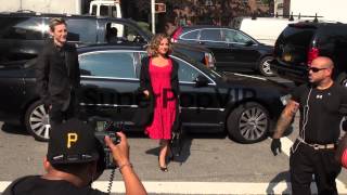Margarita Levieva and Gabriel Mann at Spring 2014 Mercede...
