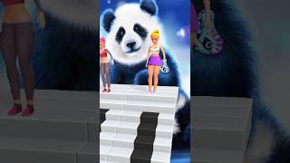 play and fail-Down staier race 3d #action #games #gameplay #3d #3dgames #race #reels #shorts