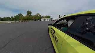 Peter's 2nd run - Oregon SCCA Solo Event 3 (fixed perspective)