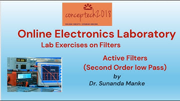 Online Electronics Laboratory : Active Filter (Second order butterworth Filter)
