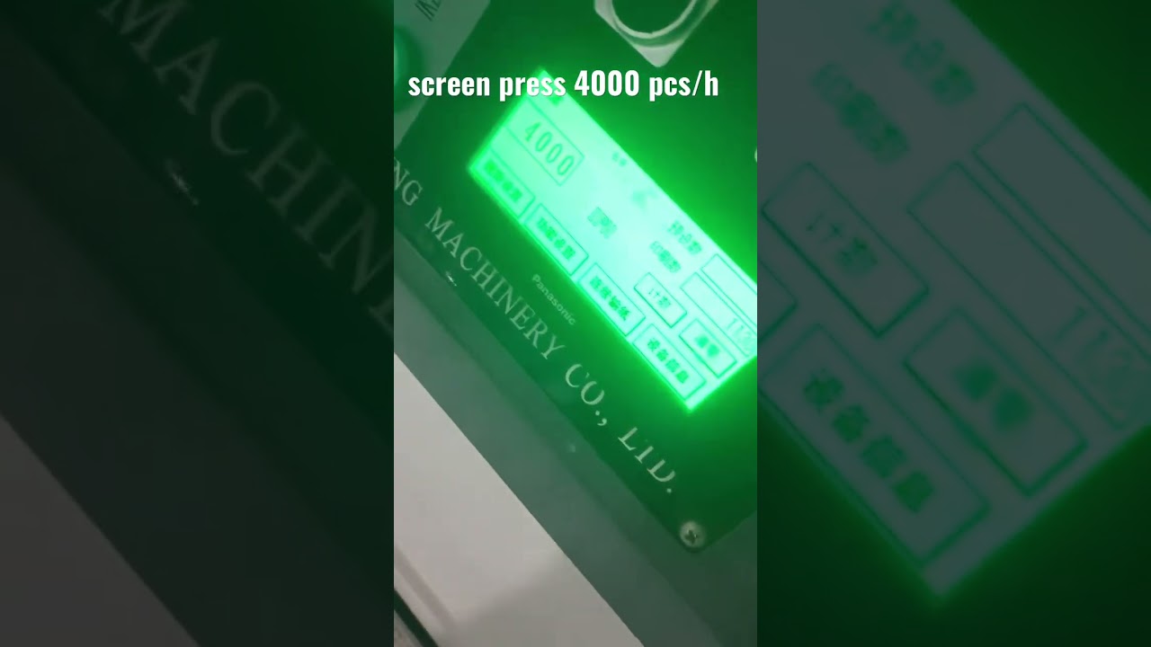 screen press 4000 pcs/h, stop cylinder, screen printing machine