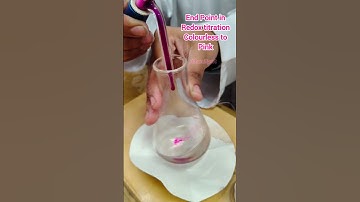 REDOX TITRATION| End point | Volumetric Analysis