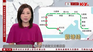 有線新聞 430 新聞報道｜港鐵觀塘綫7月28日全日暫停太子、旺角、油麻地及何文田站服務｜願榮光案律政司上訴得直｜習近平｜即時新聞｜港聞｜兩岸國際｜資訊｜HOY TV NEWS｜20240508