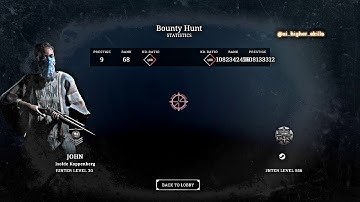 Hunt: Showdown - gui stat bug 2020-05-03 - bug/crash again