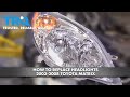 How To Replace Headlights 2003-08 Toyota Matrix