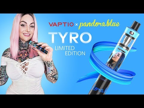 #2019VAPE | Limited Edition VAPTIO x Pandora.Blue TYRO: All-in-one Vape Pen